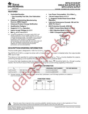 CLVC1G125MDCKREPG4 datasheet  